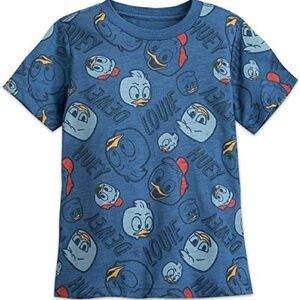 Disney Hewey, Dewey & Louie Blue Face T-Shirt, Size Medium 7/8 boys